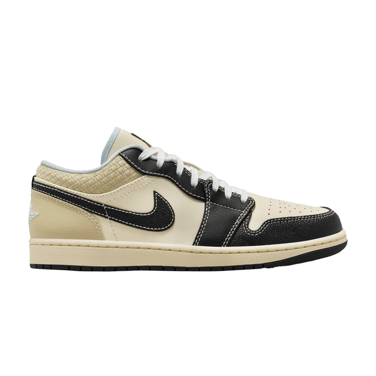 Jordan 1 Low SE Coconut Milk Black Muslin