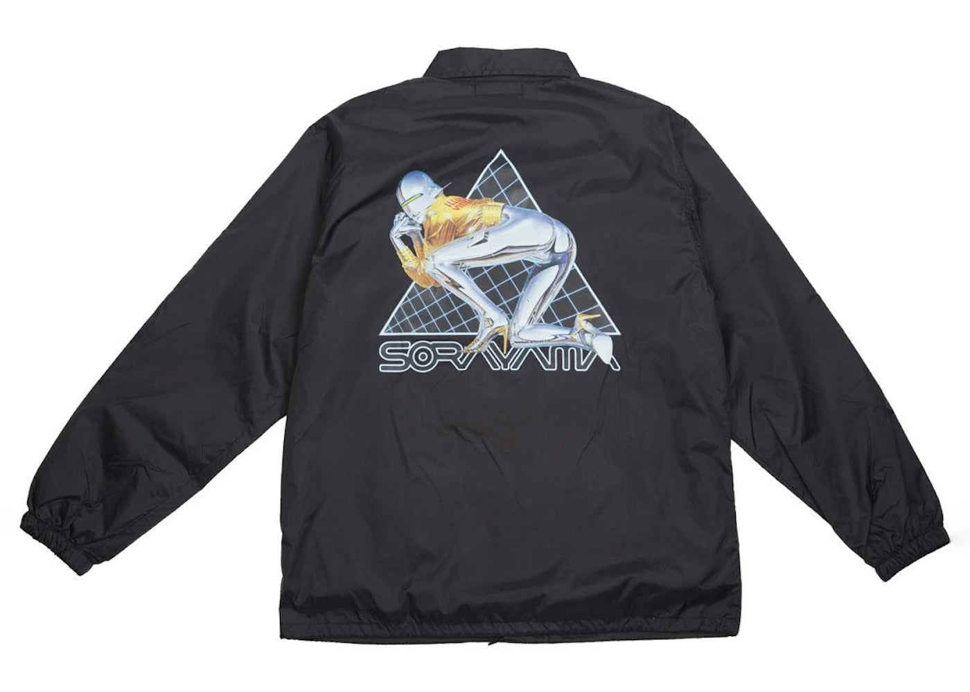 Hajime Sorayama x Medicom Toy Sexy Robot 02 Coach Jacket Black