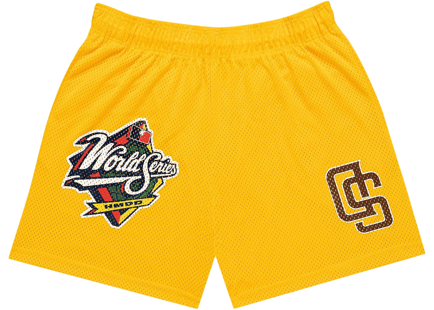 Happy Memories Don't Die Padre$ Basketball Short Gold