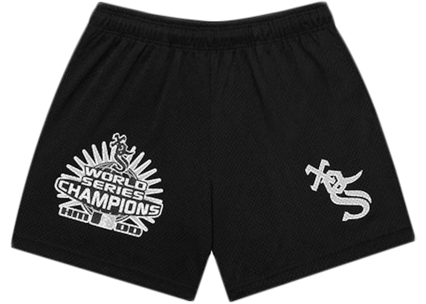 Happy Memories Don't Die White $ox Basketball Short Black
