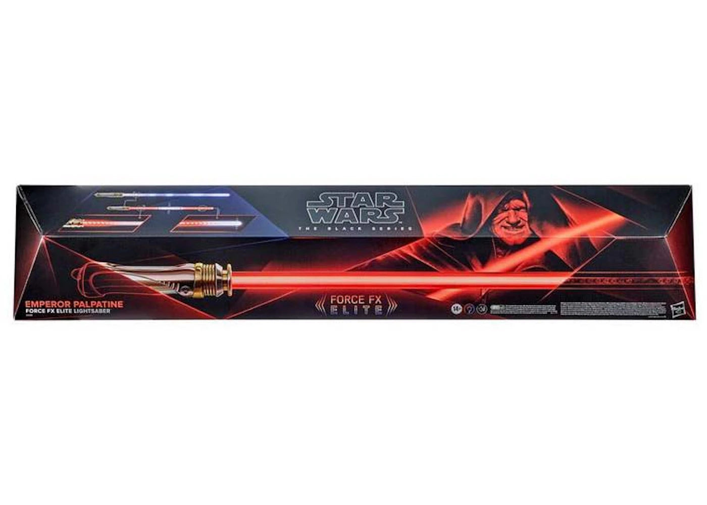 Hasbro Star Wars The Black Series Emperor Palpatine Force FX Elite Lightsaber
