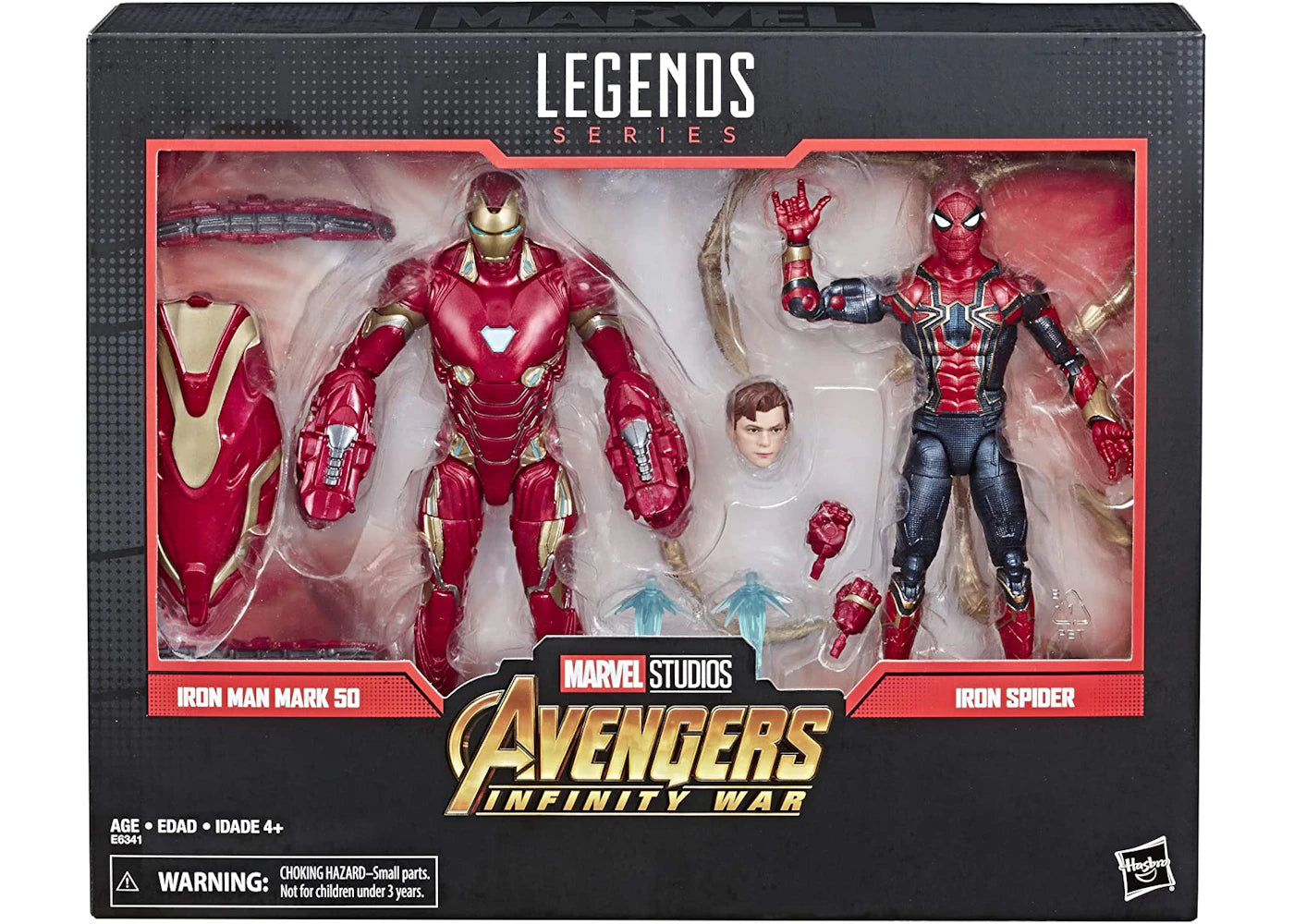Hasbro Marvel Legends Avengers: Infinity War Iron Man Mark 50 & Iron Spider 2-Pack Action Figure