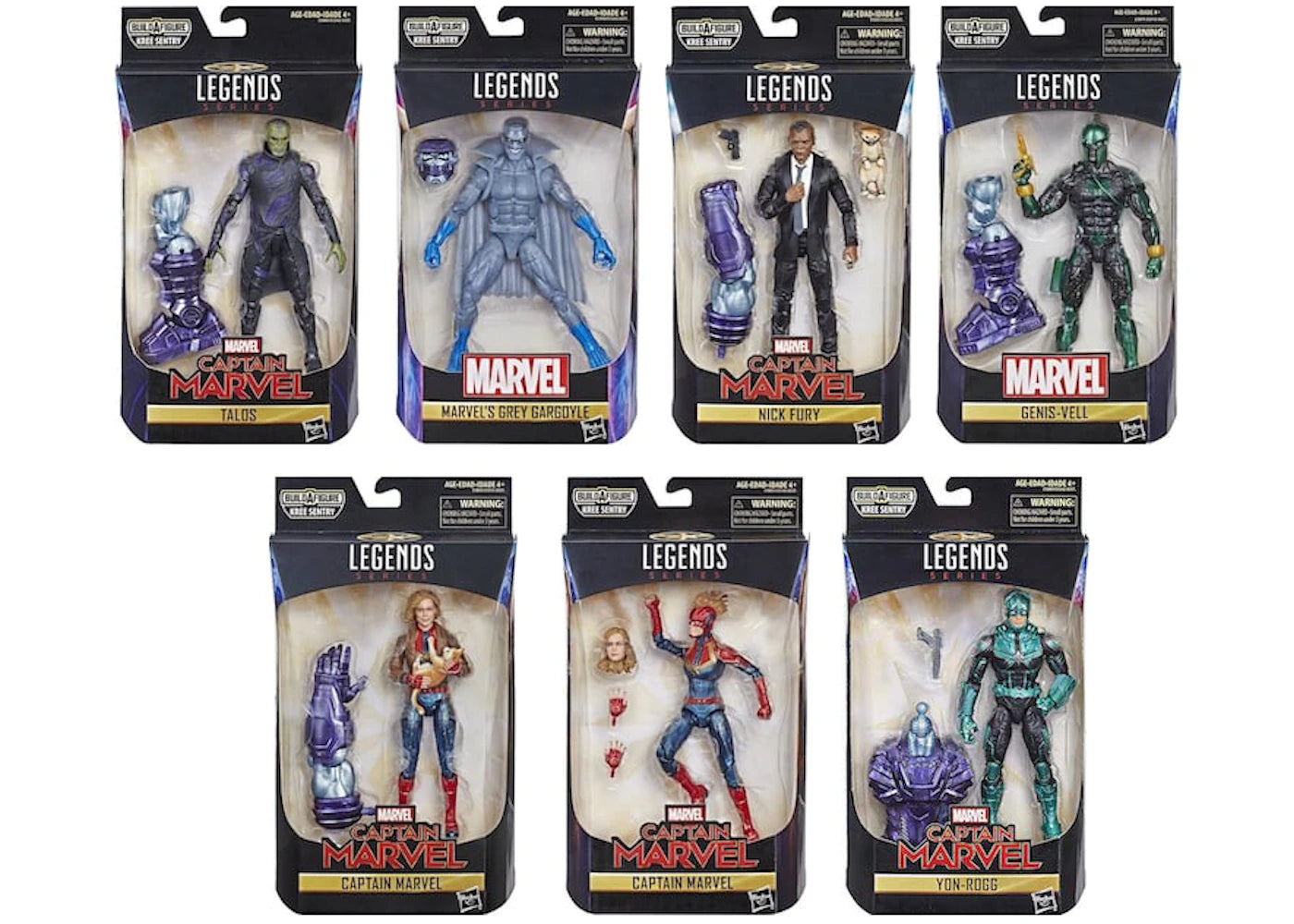 Hasbro Marvel Legends Captain Marvel Set - Kree Sentry BAF Action Figure