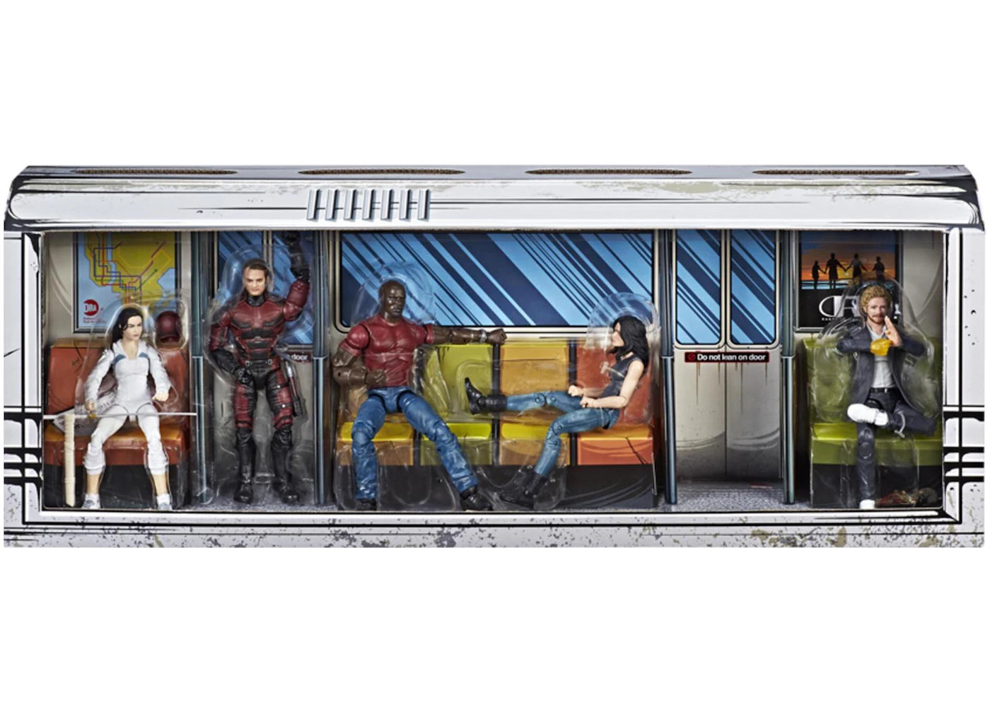 Hasbro Marvel Legends Defenders Rail Authority SDCC Exclusive 5-Pack Action Figure