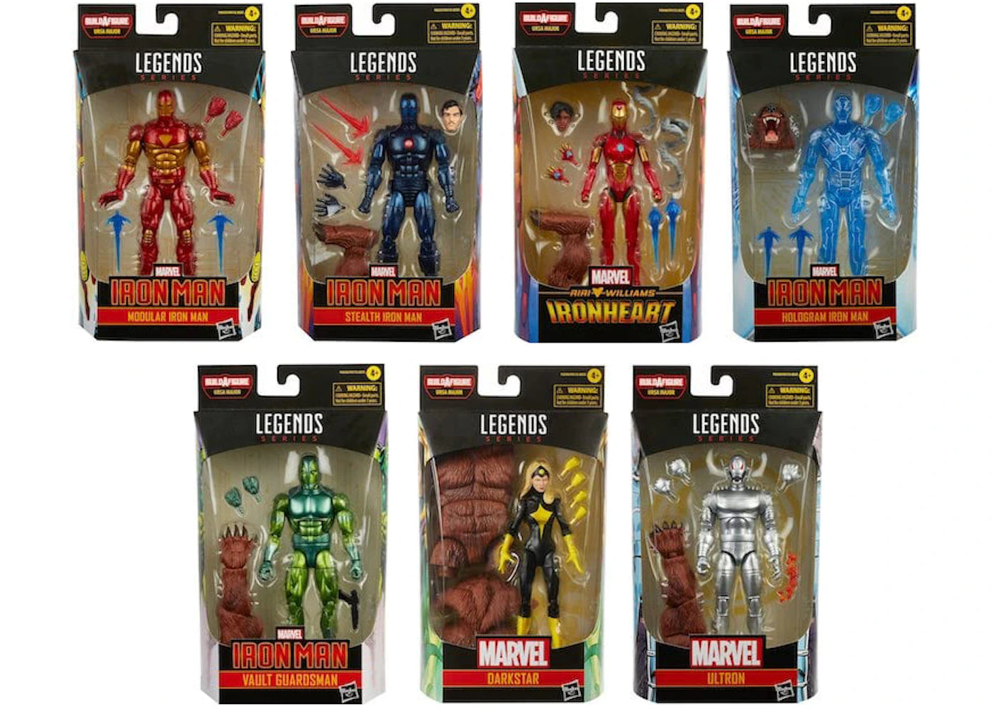 Hasbro Marvel Legends Iron Man Set - Ursa Major BAF Action Figure