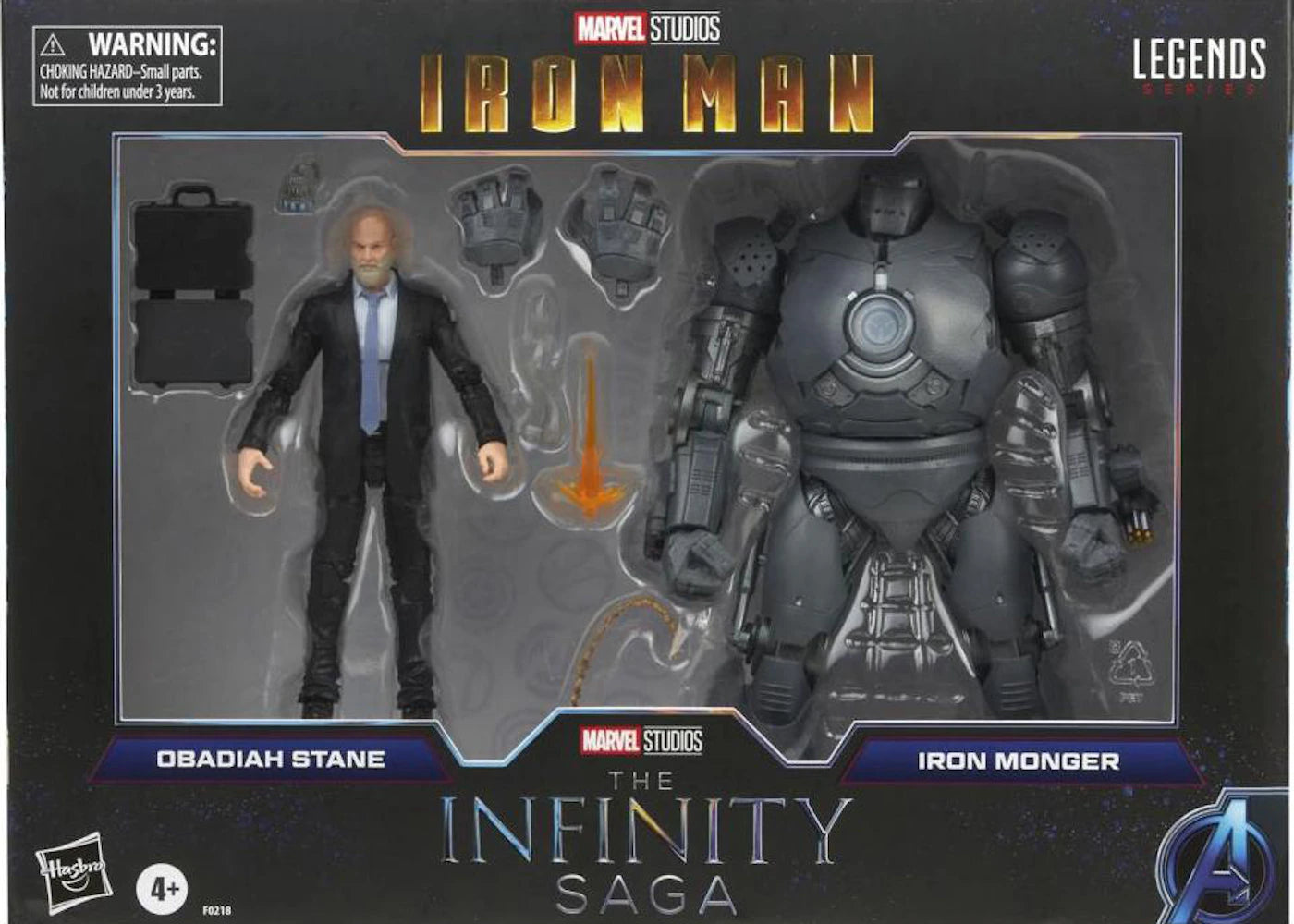 Hasbro Marvel Legends Obadiah Stane & Iron Monger Infinity War Saga Action Figure