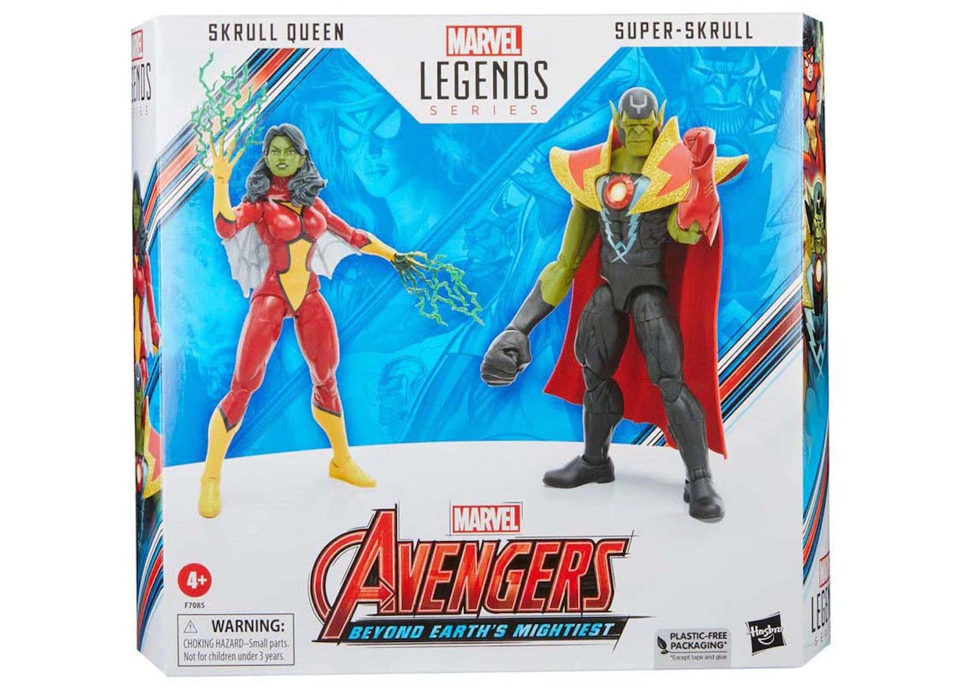 Hasbro Marvel Legends Seires Avengers 60th Anniversary Skrull Queen & Super Skrull Action Figure 2-Pack