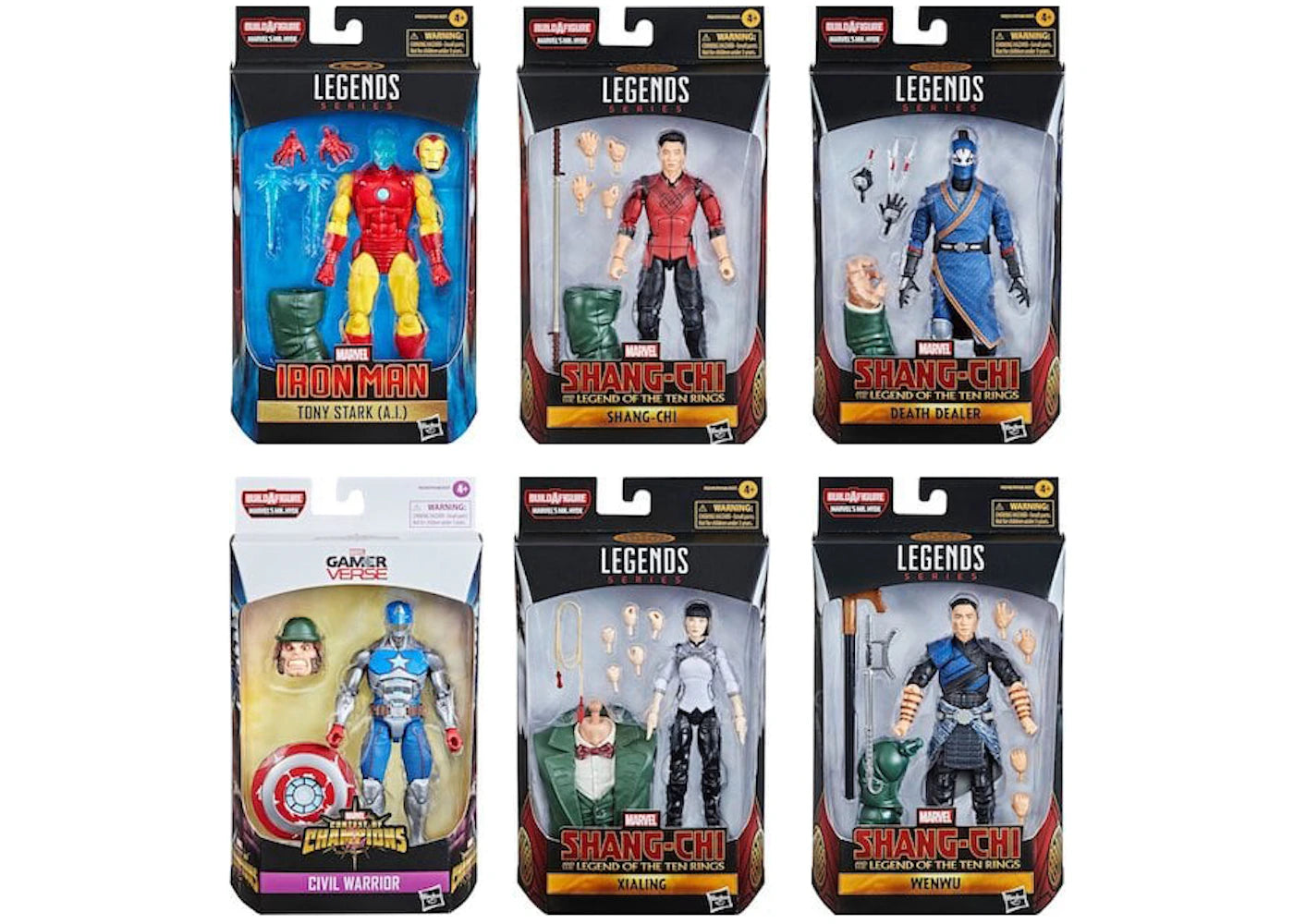 Hasbro Marvel Legends Shang-Chi: Legend of the Ten Rings Set - Mr Hyde BAF Action Figure