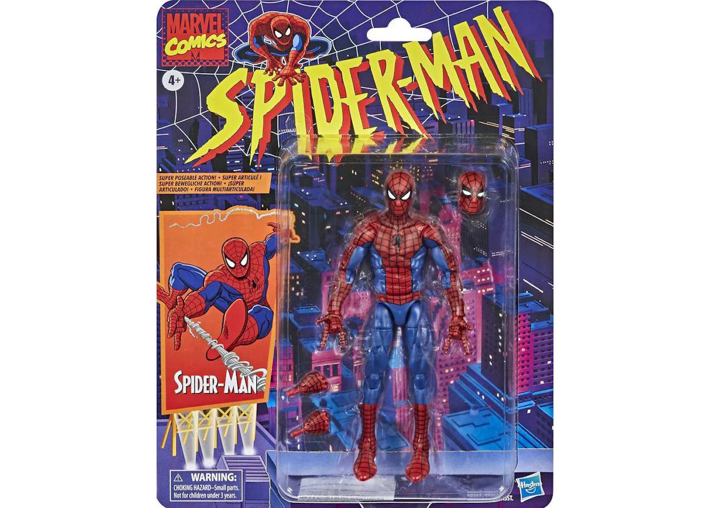 Hasbro Marvel Legends Spider Man Retro Collection Action Figure