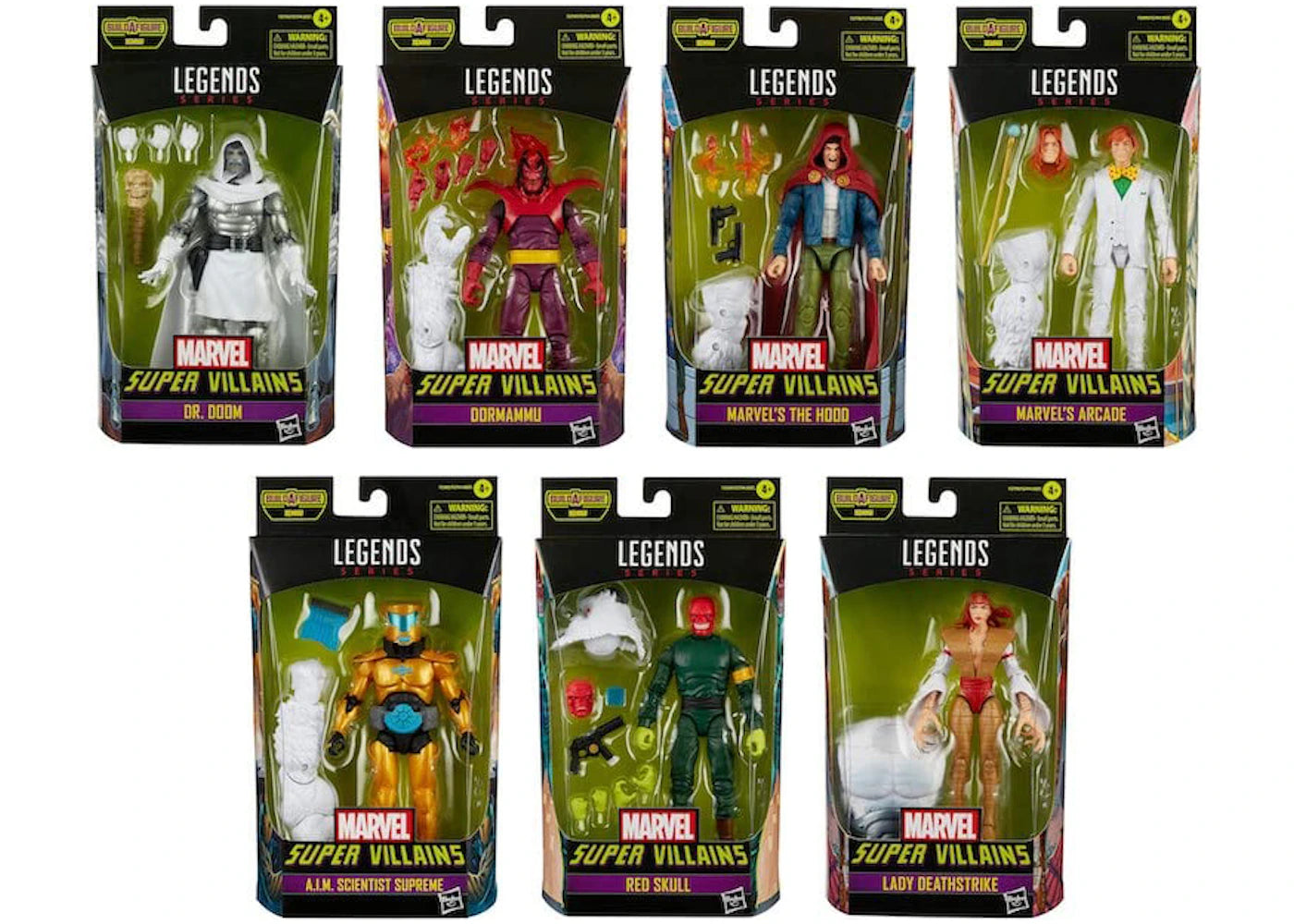 Hasbro Marvel Legends Super Villains Wave 1 Set - Xemnu BAF Action Figure