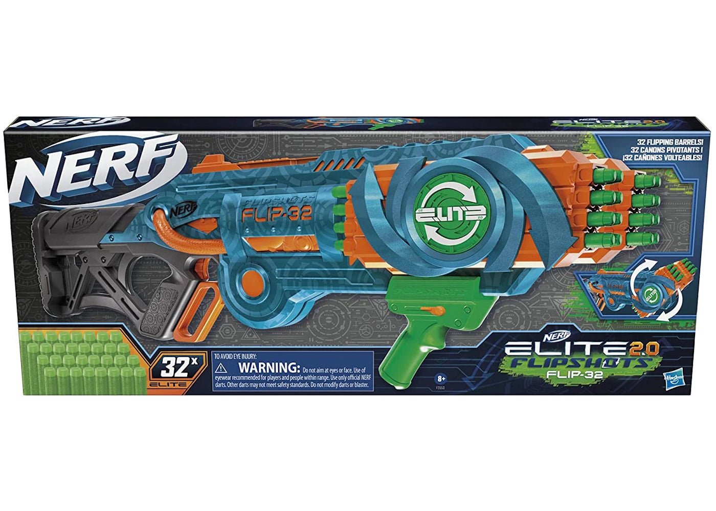 Hasbro NERF Elite 2.0 Flipshots Flip-32 Blaster