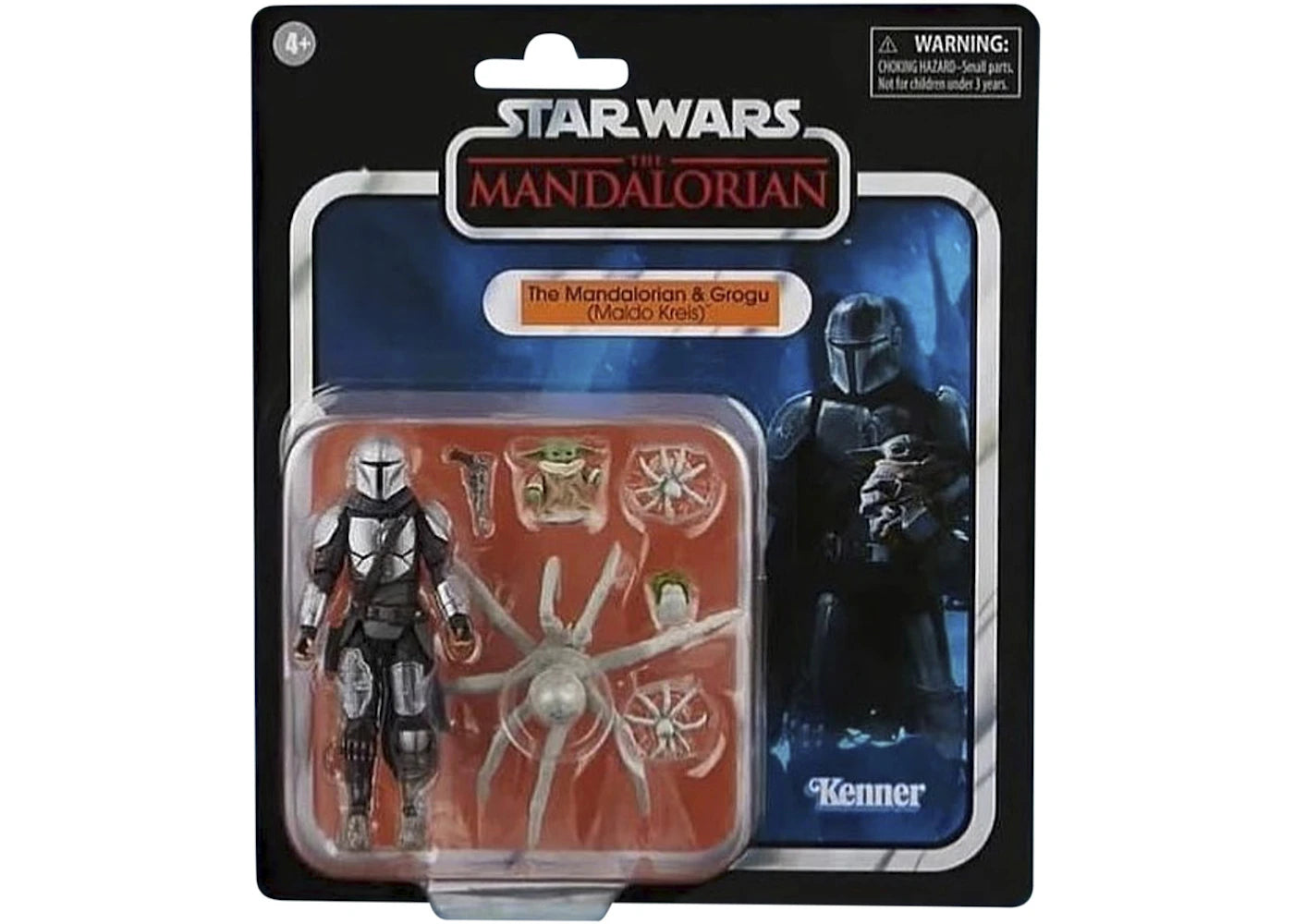 Hasbro Star Wars The Vintage Collection The Mandalorian - The Mandalorian & Grogu (Maldo Kreis) Walmart Exclusive Action Figure
