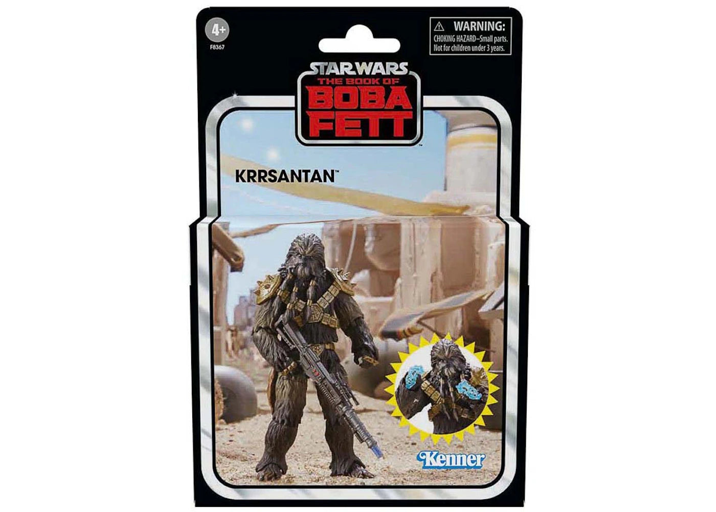 Hasbro Star Wars The Vitnage Collection The Book of Boba Fett Krrsantan Action Figure