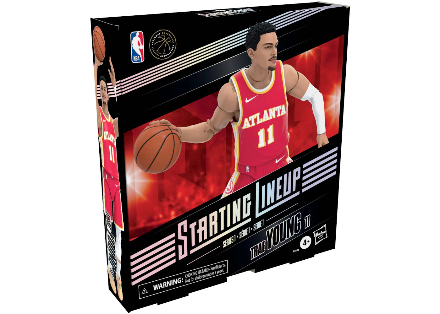 Hasbro Starting Lineup NBA Season 1 Atlanta Hawks Trae Young Action Figure