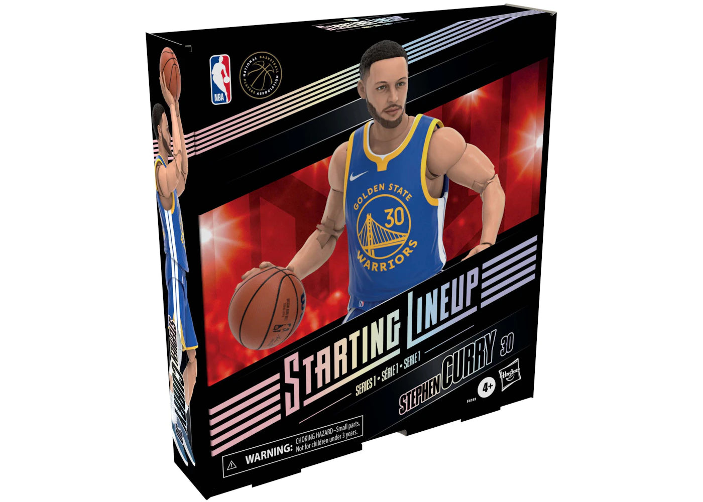 Hasbro Starting Lineup NBA Season 1 Golden State Warriors Stephen Curry Action Figure