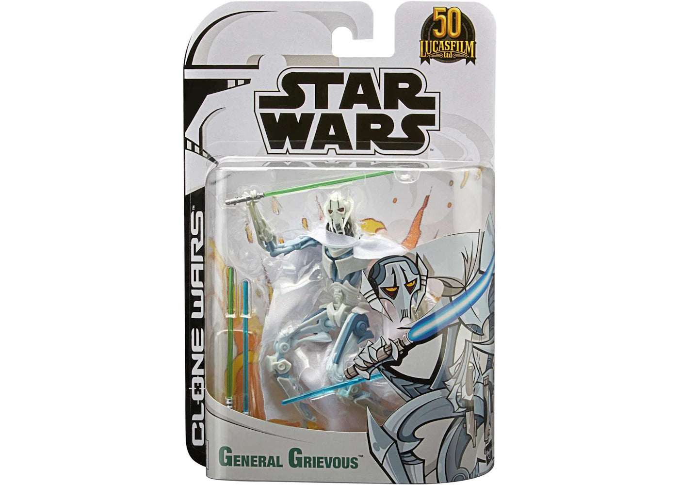 Hasbro Star Wars Black Series Lucasfilm 50th Anniversary General Grievous Action Figure