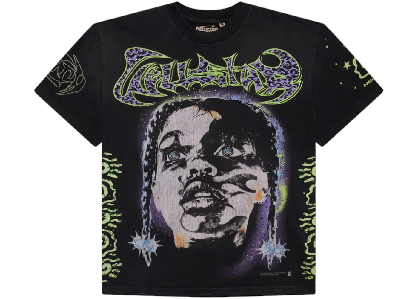 Hellstar Amen T-Shirt Black