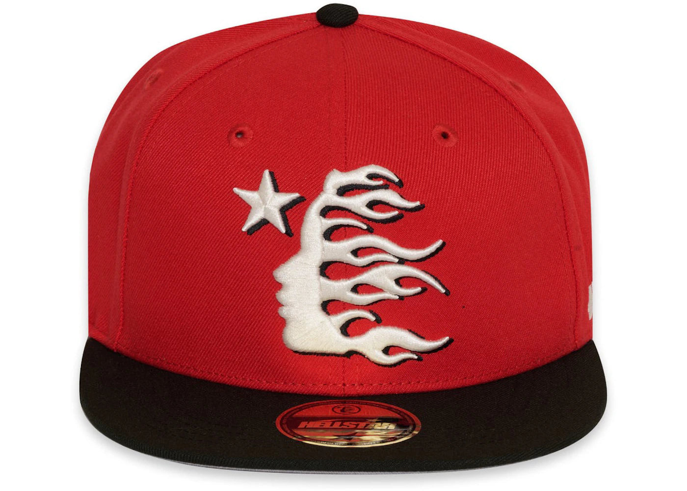Hellstar Baseball Fitted Hat Red