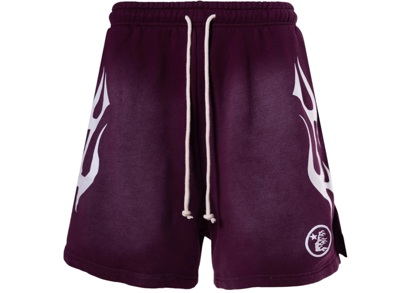 Hellstar Flame Shorts Brown