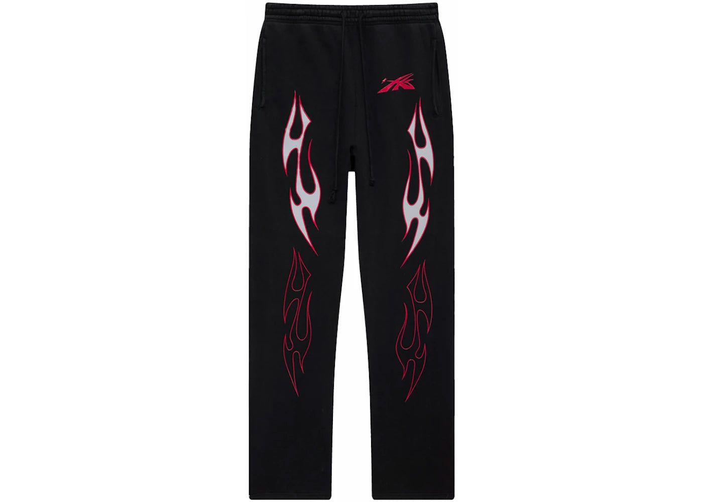 Hellstar Future Flame Sweatpants Black