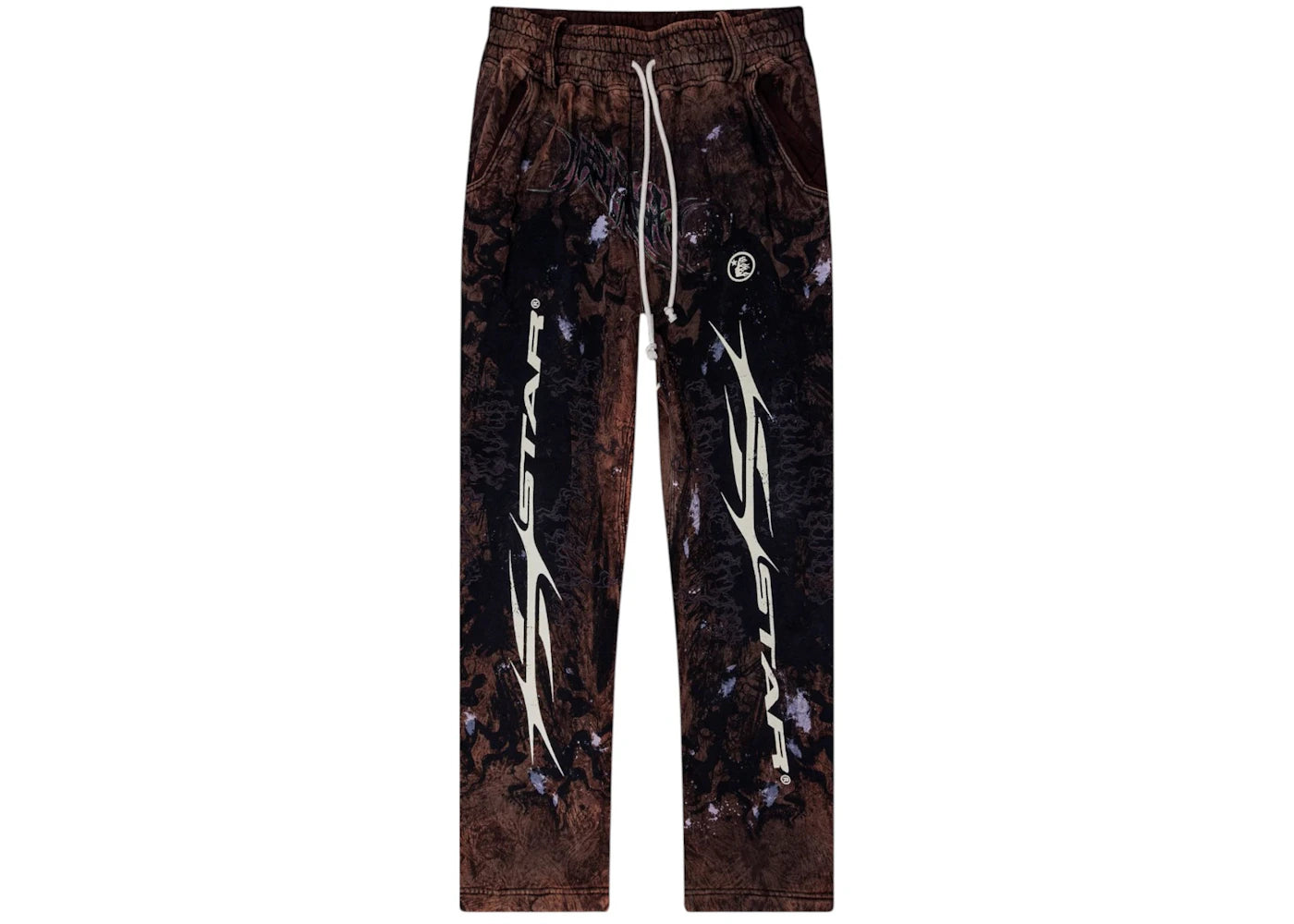Hellstar Graffiti Sweatpants Brown