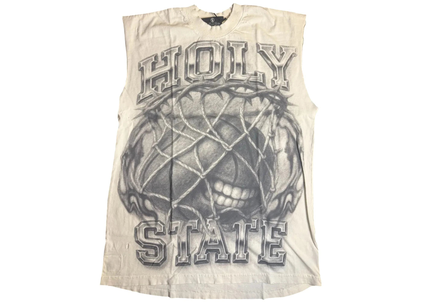 Hellstar Holy State Sleeveless T-shirt White