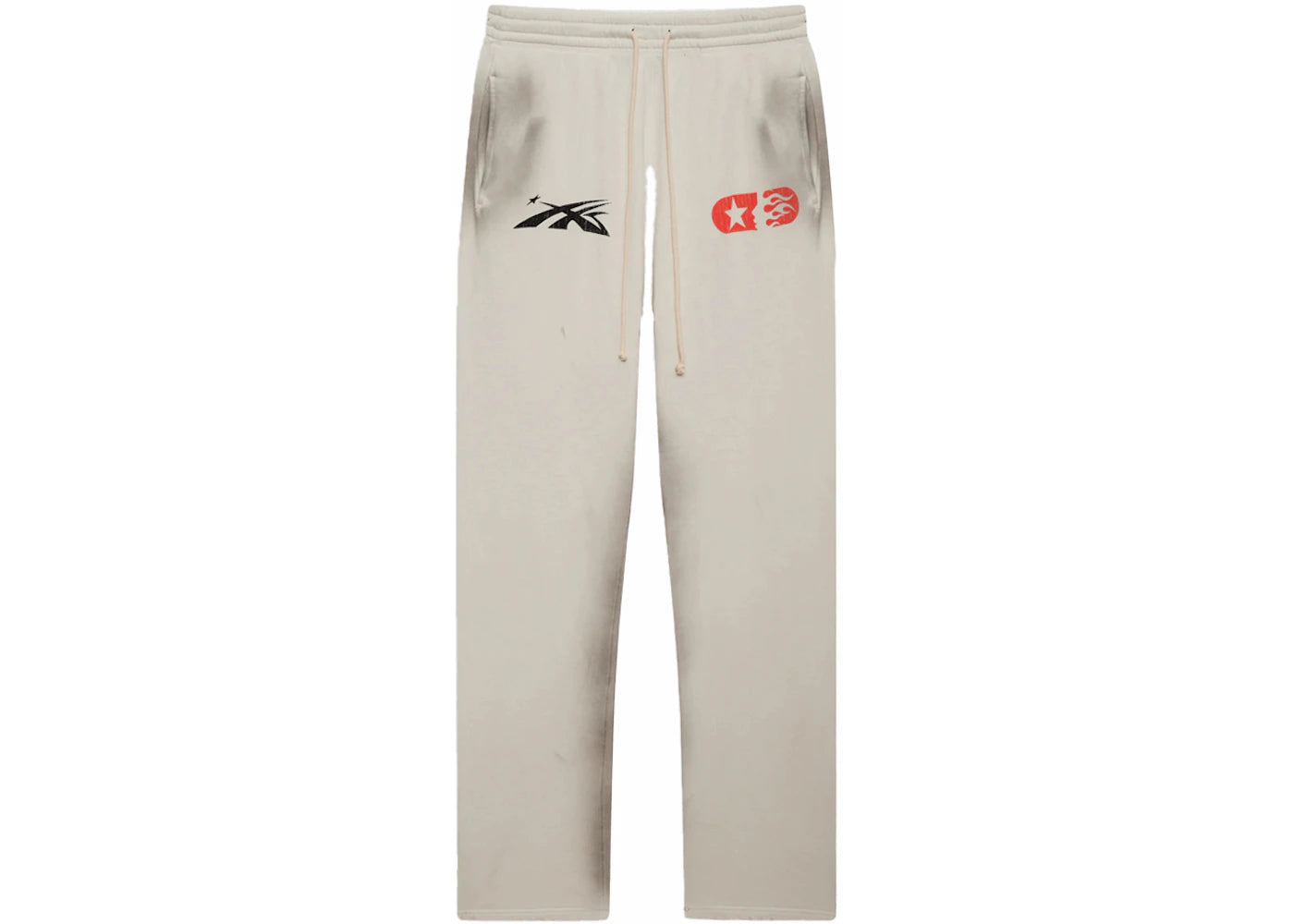 Hellstar If You Dont Like Us Beat Us Sweatpants Grey