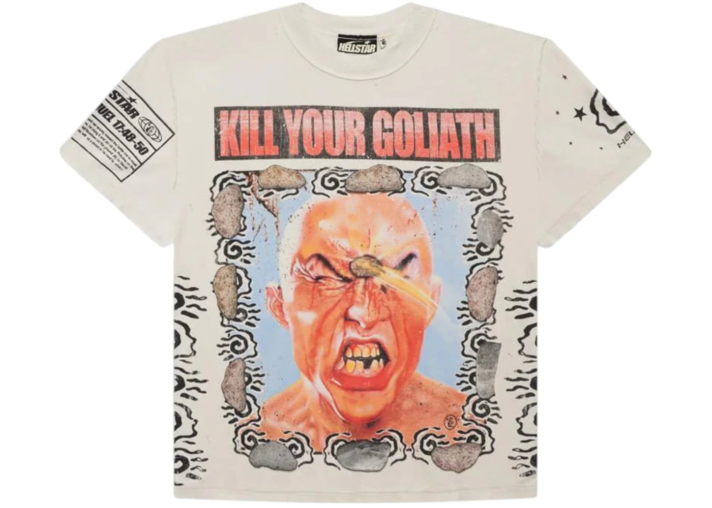 Hellstar Kill Your Goliath T-Shirt White