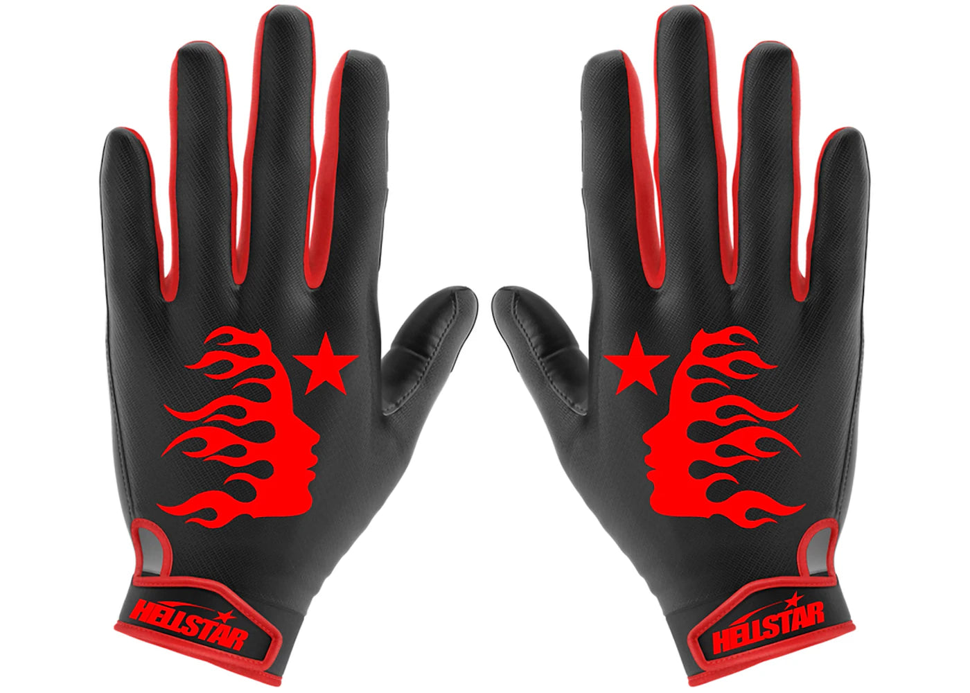 Hellstar Logo Gloves Red/Black