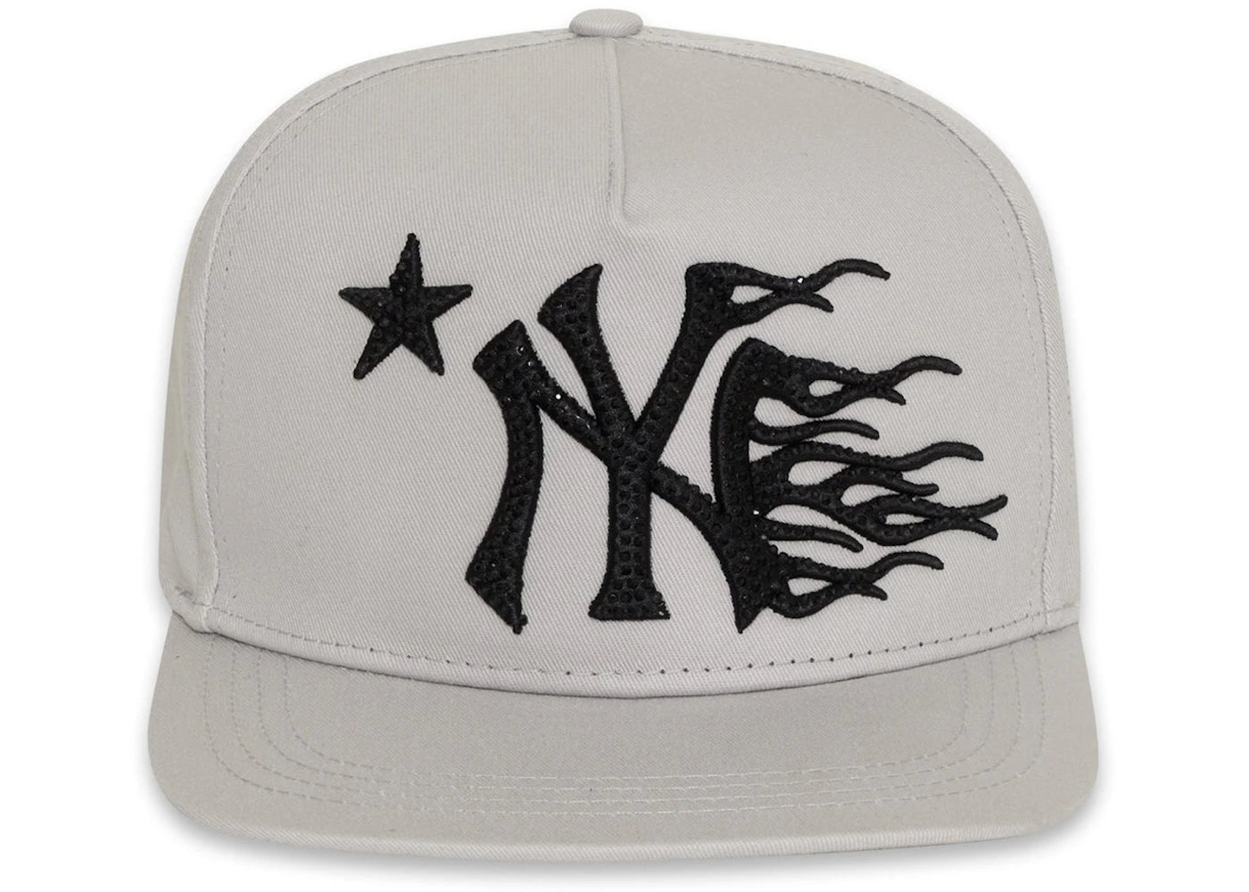 Hellstar NY Snapback Hat Grey