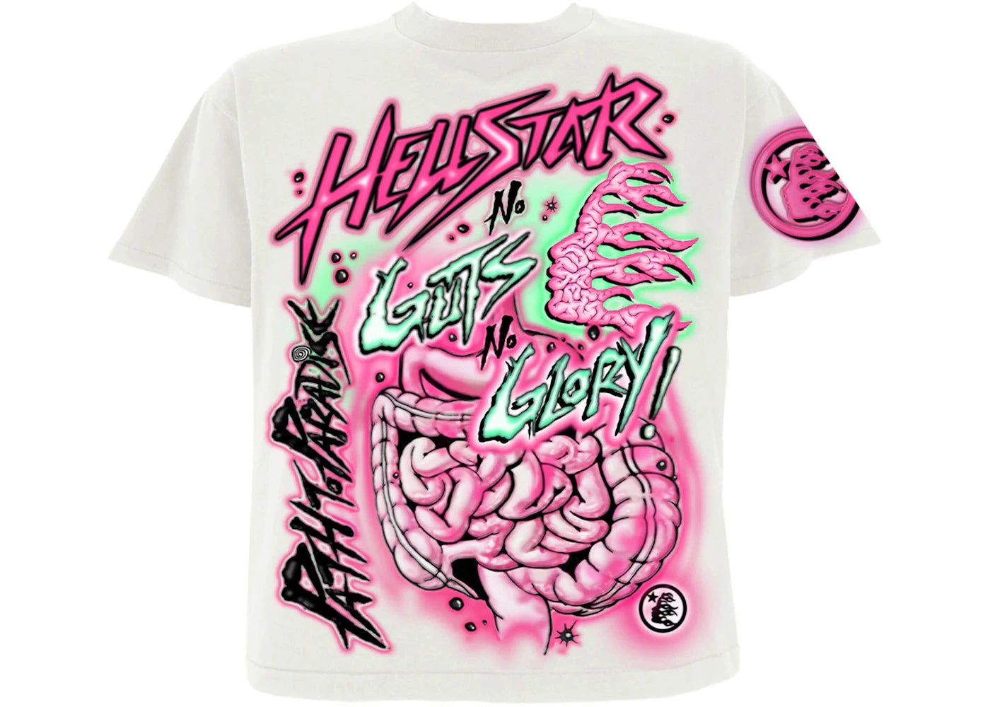 Hellstar No Guts No Glory T-Shirt White