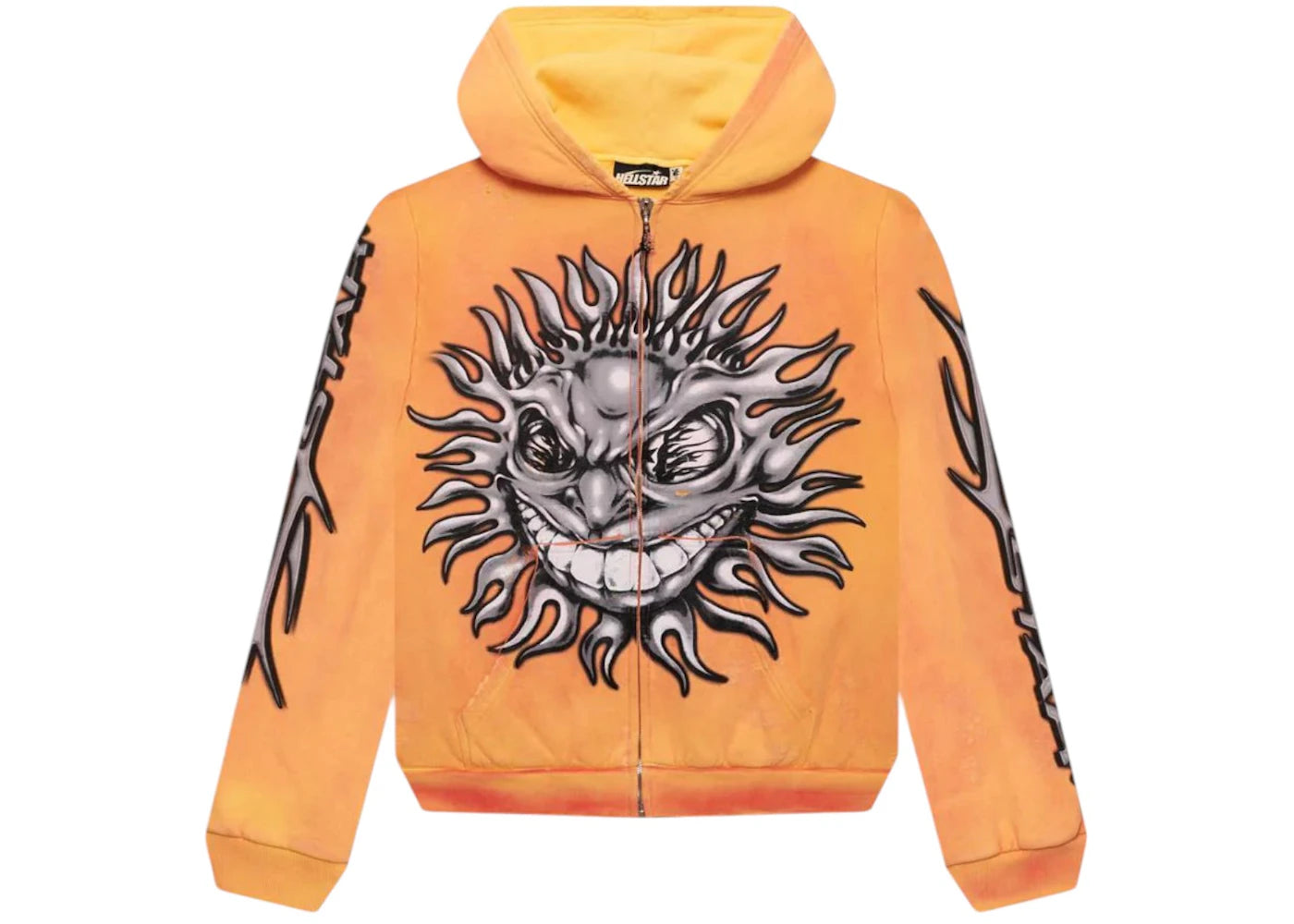 Hellstar Sun Zip-Up Orange