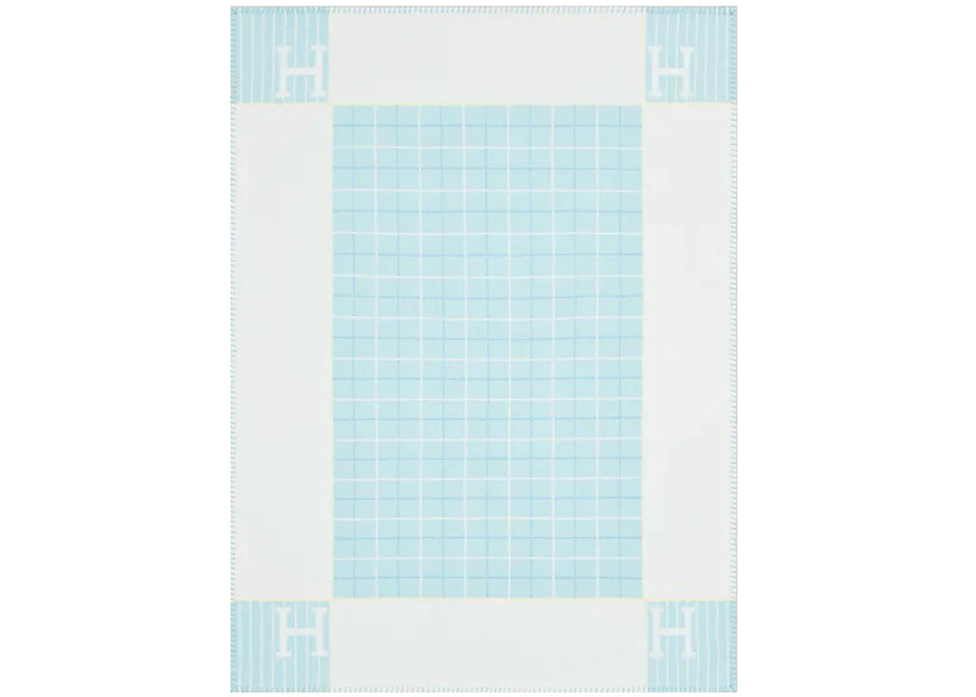 Hermes Avalon Cabriole Blanket Vert Aqua