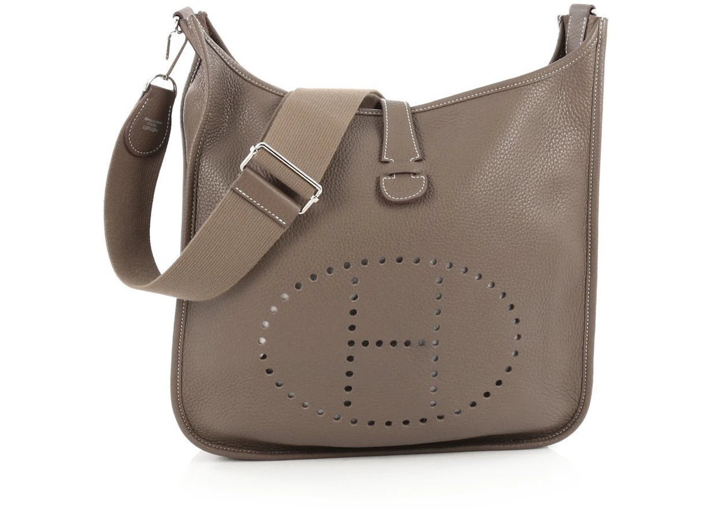 Hermes Evelyne III Taurillon Clemence GM Etoupe