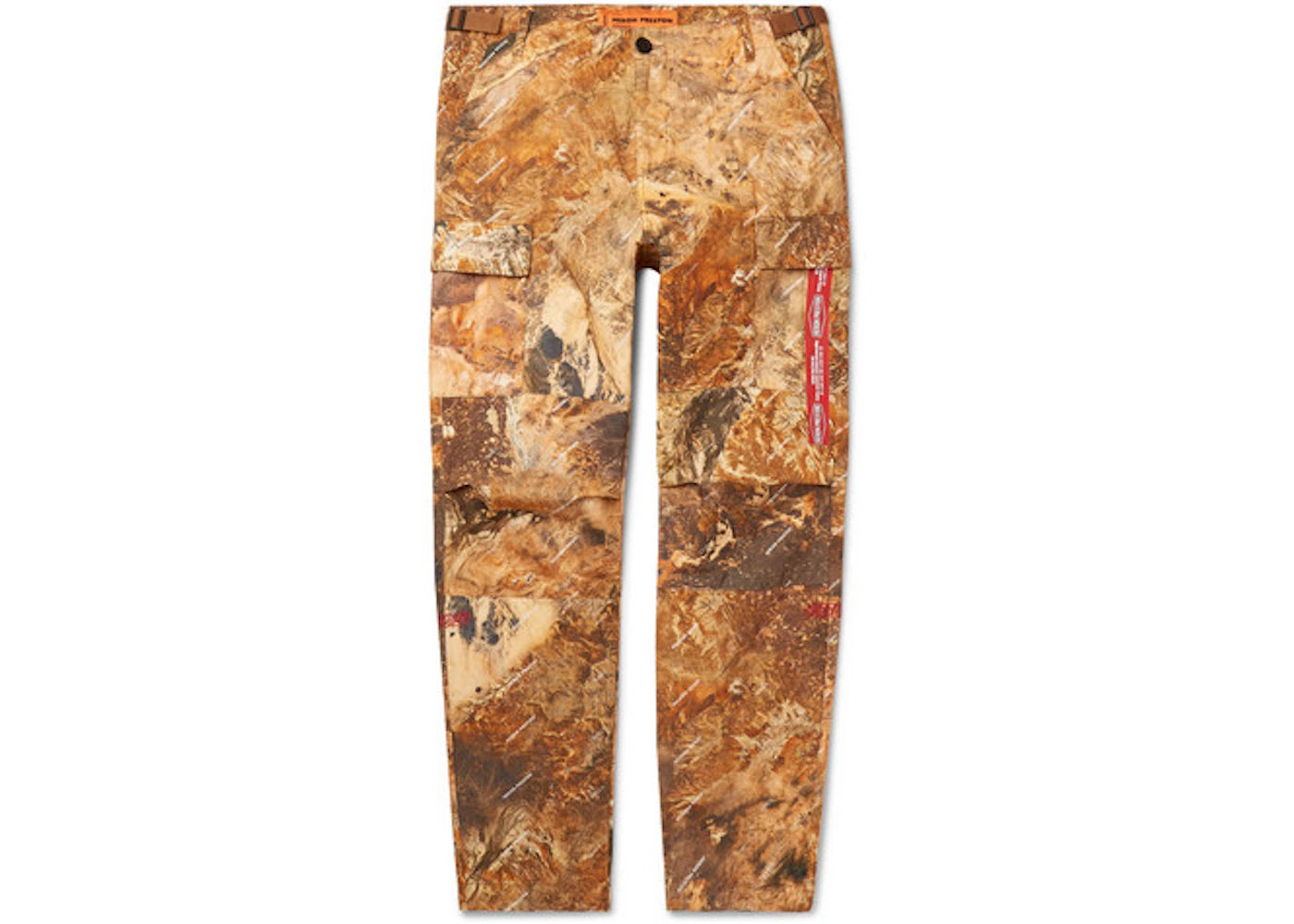 Heron Preston Australian Outback Print Cargo Pants Orange/Multicolor
