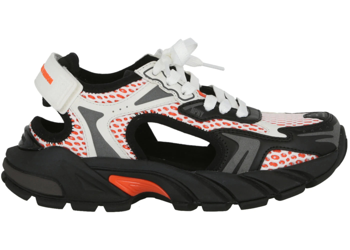 Heron Preston Block Stepper Mesh Sneaker Sandal Orange Black (Women's)