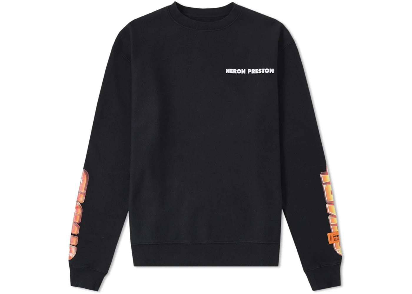 Heron Preston Chromed Crewneck Sweatshirt Black