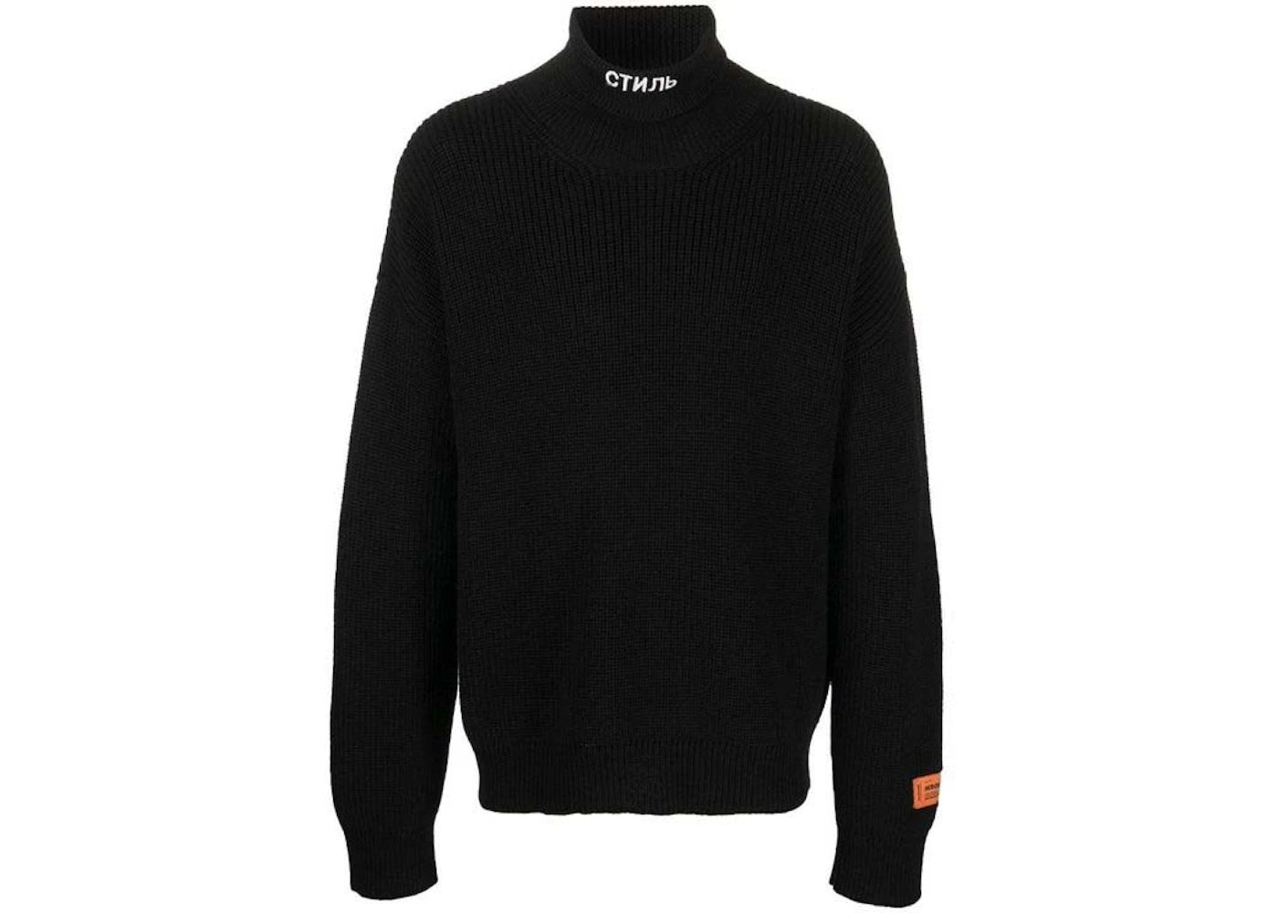 Heron Preston Ctnmb Knit Rollneck Black