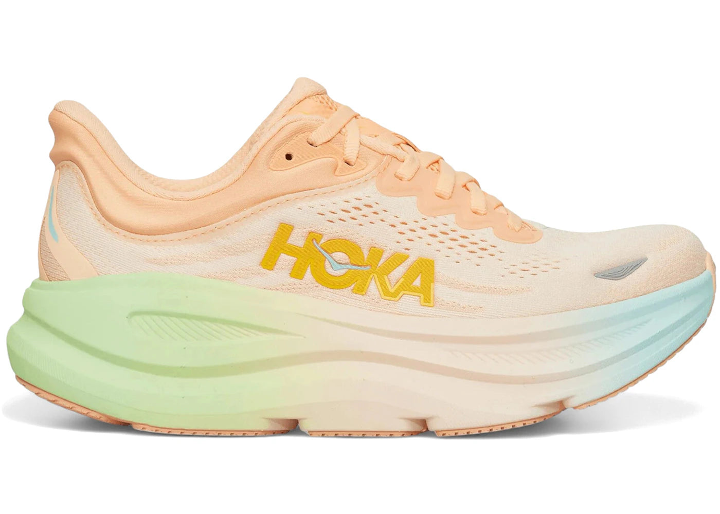 Hoka One One Bondi 9 Frost Pale Tangerine (Women's)