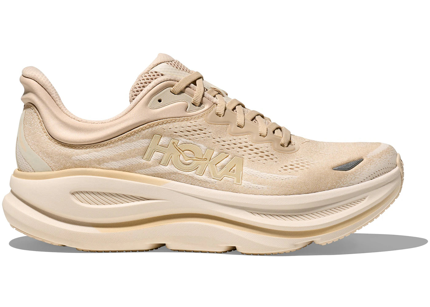Hoka One One Bondi 9 Oatmeal Oat Milk