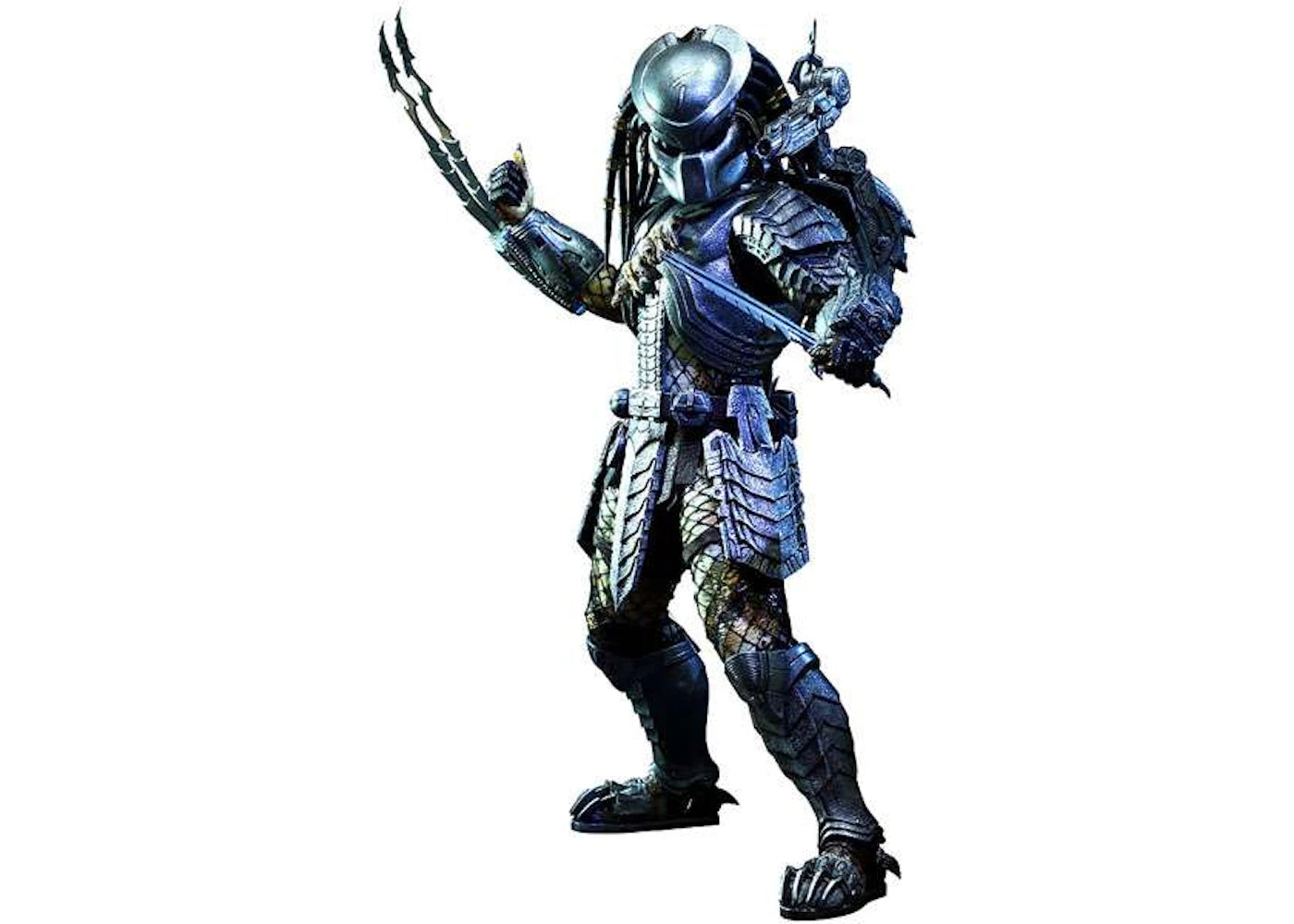 Hot Toys Alien vs Predator Movie Masterpiece Scar Predator Collectible Figure