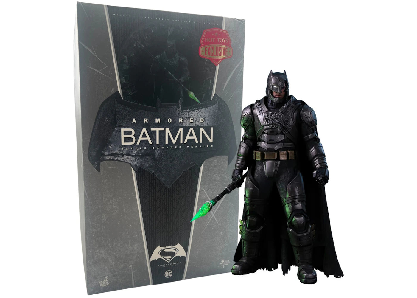 Hot Toys Armored Batman Battle Damaged Version 1/6 Figure MMS417