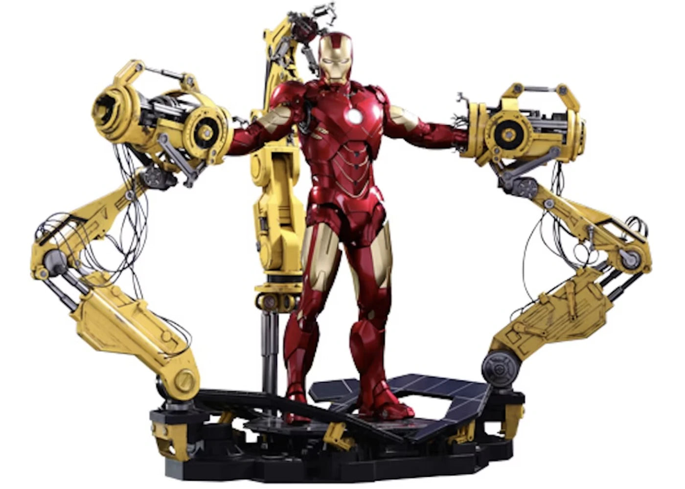 Hot Toys Iron Man Mark IV with Suit-Up Gantry Collectible Set 1/4th Scale Action Figure QS021