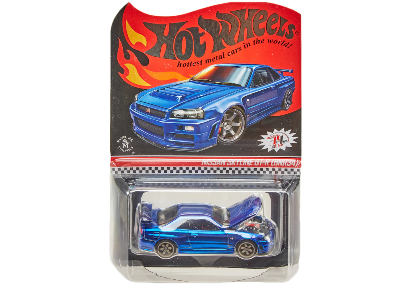 Hot Wheels RLC Nissan Skyline GT-R (BNR34) Spectraflame Race Team Blue