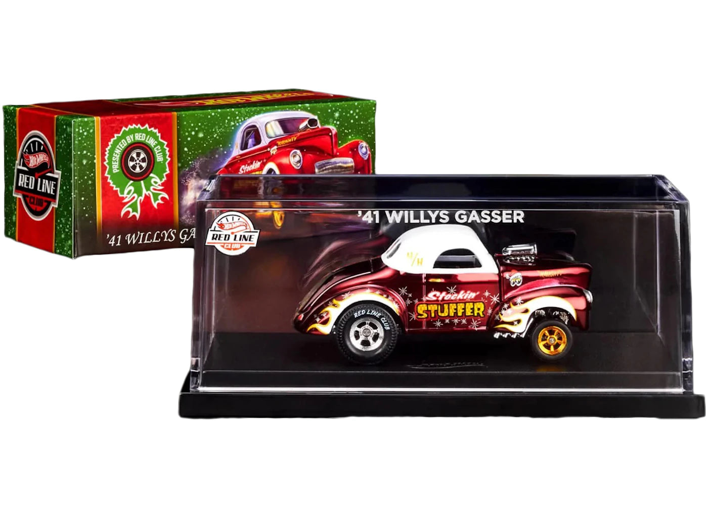 Hot Wheels RLC Exclusive ’41 Willys Gasser Holiday Car