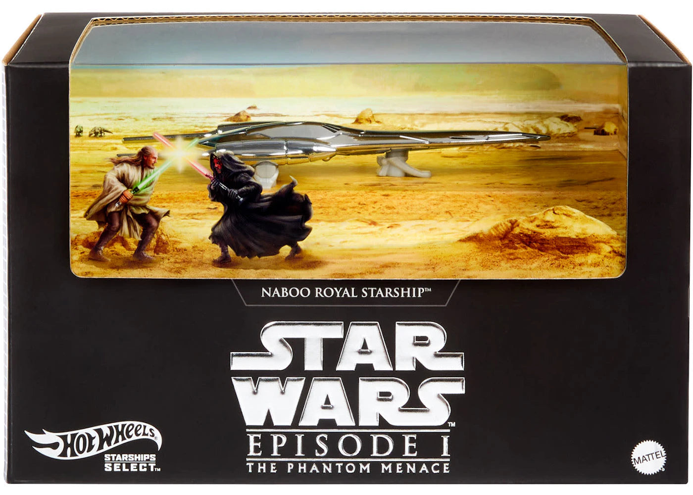 Hot Wheels Star Wars Starships Select Royal Naboo Starship Figure