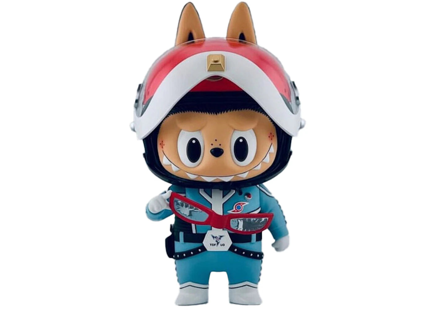 How2work Labubu The Monsters x Ultraman Blue Figure