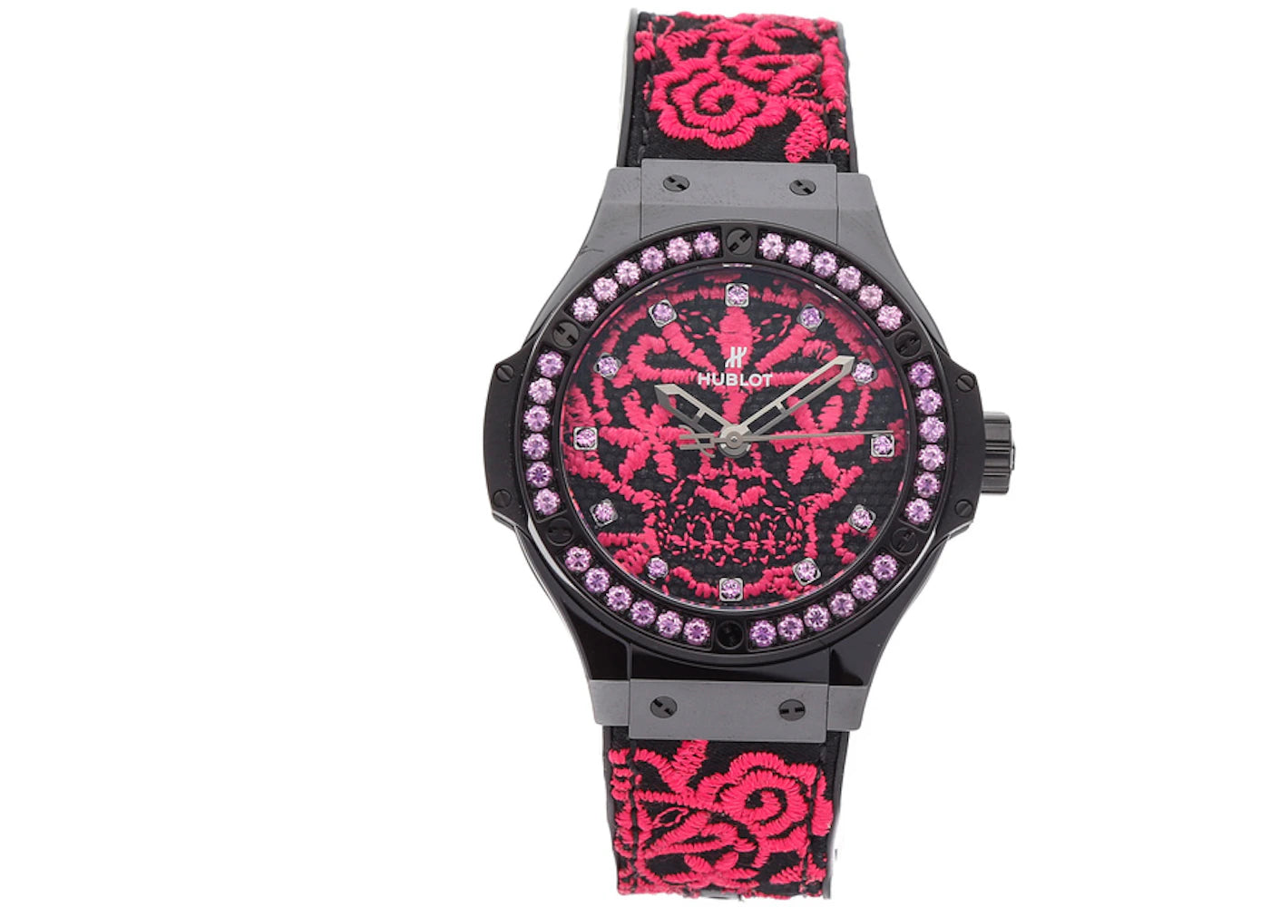 Hublot Big Bang Broderie Sugar Skull Fluo Hot Pink Limited Edition 343.CP.6590.NR.1233
