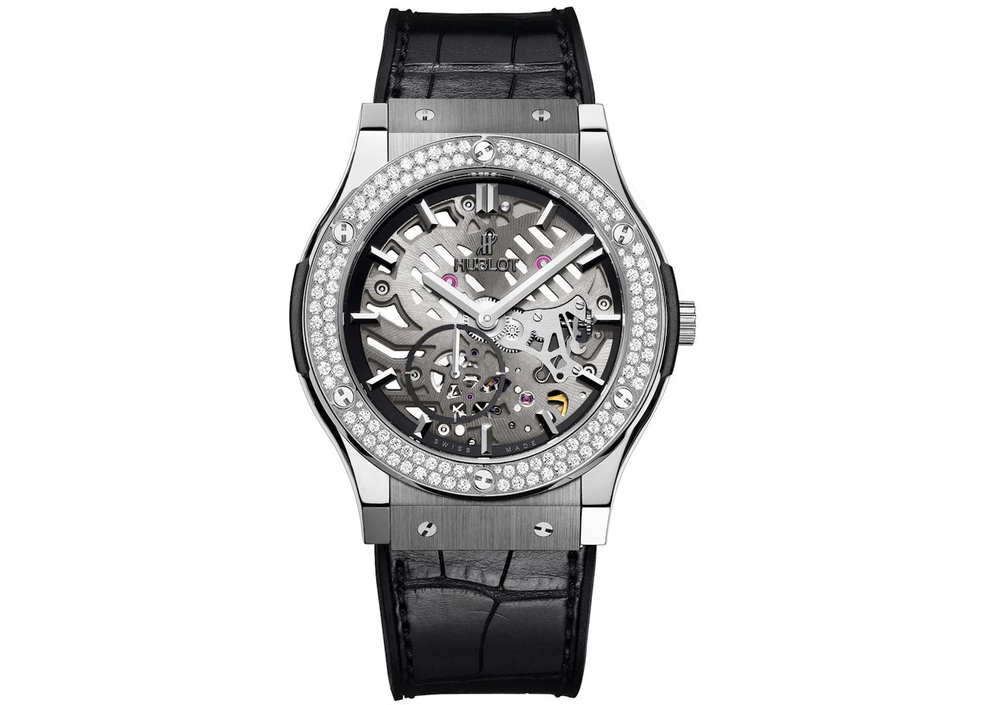 Hublot Classic Fusion Classico Ultra-Thin Titanium Diamonds 515.NX.0170.LR.1104