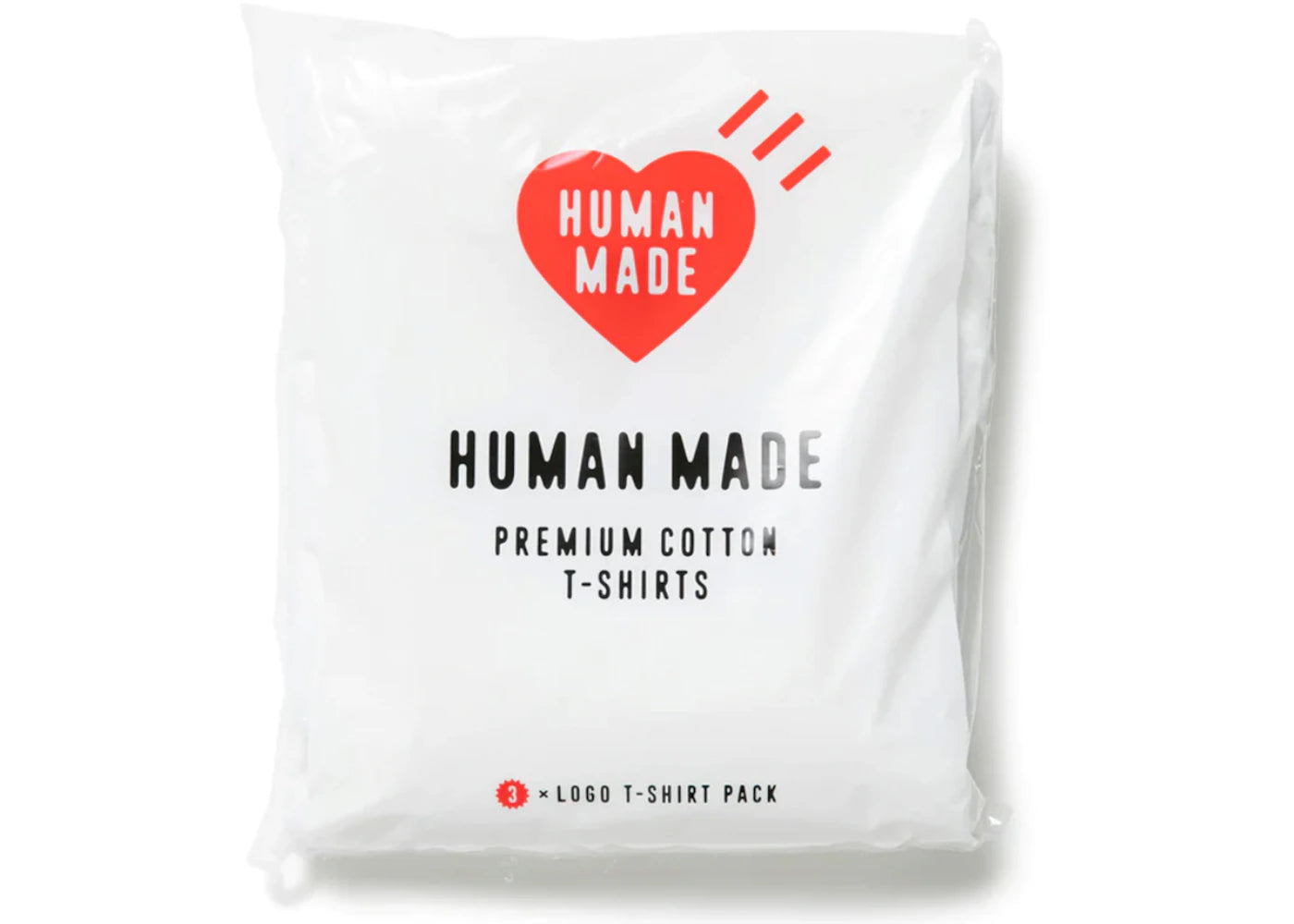 Human Made 3 Pack Premium Cotton T-Shirt White